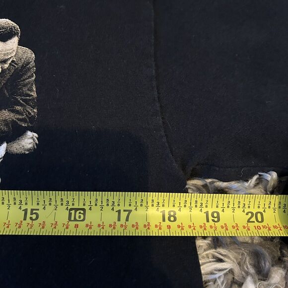 Dr Martin Luther King MLK Rap Tee Style Black T Shirt Size Adult Medium M BHM - Picture 6 of 6